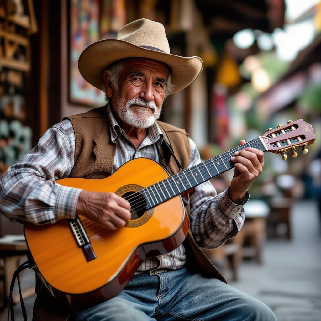 Hyperrealistic Luthier Crafts Guitar in Paracho, Michoacan