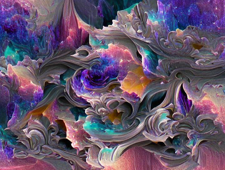 Mystical Nebula in Hyperrealistic Digital Art Style