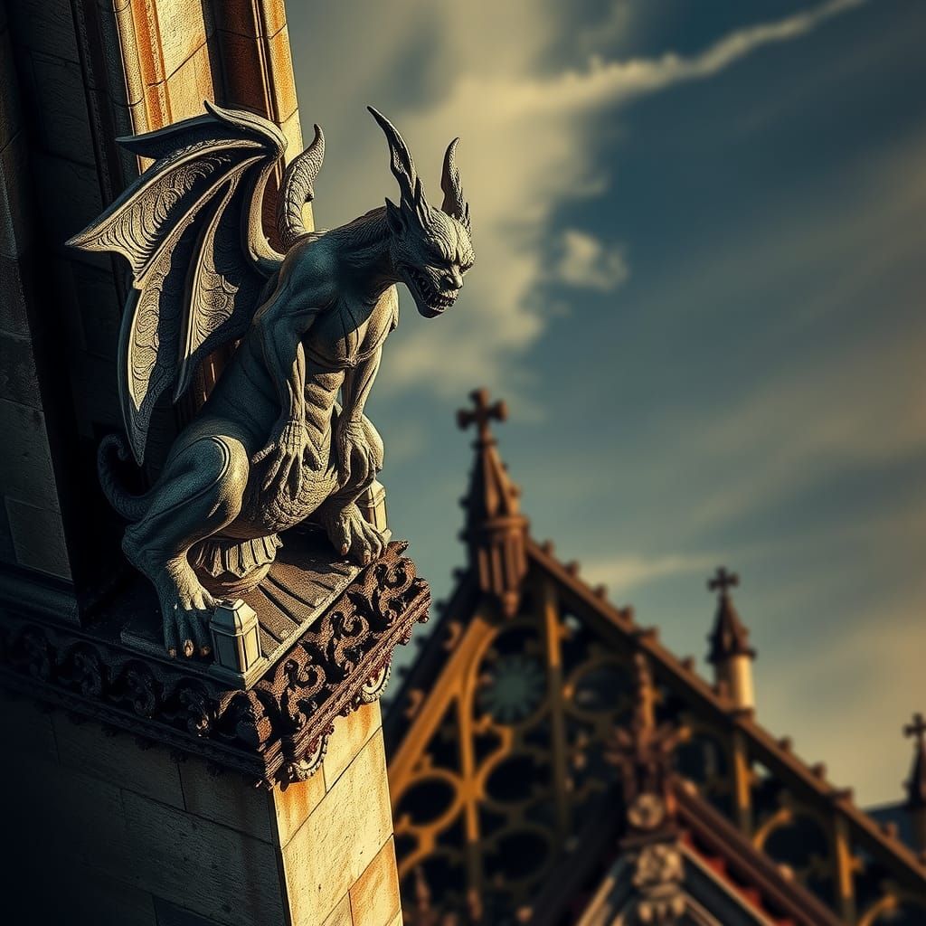 Perspective of the acrophobic gargoyle