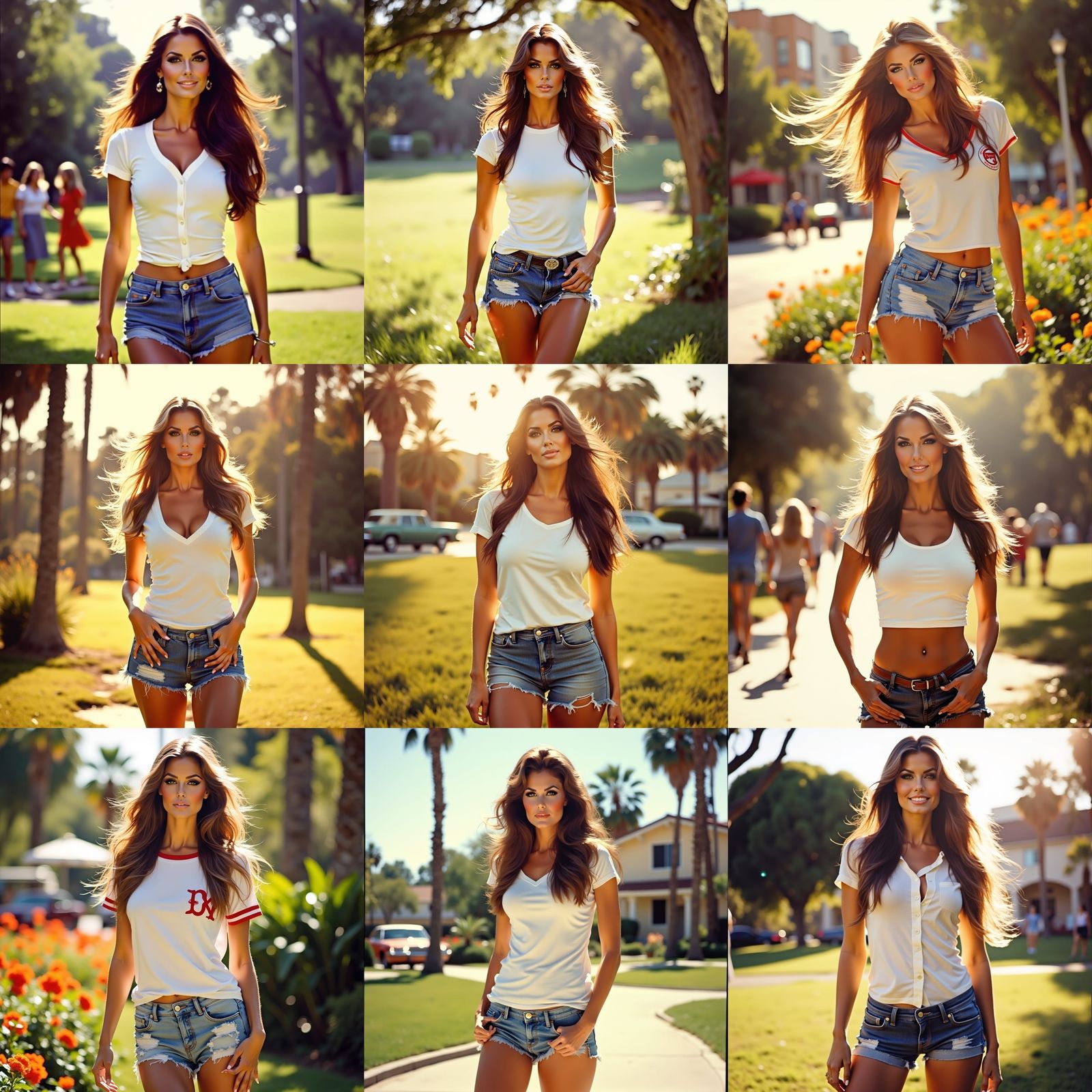 Raquel Welch as a California Golden Girl