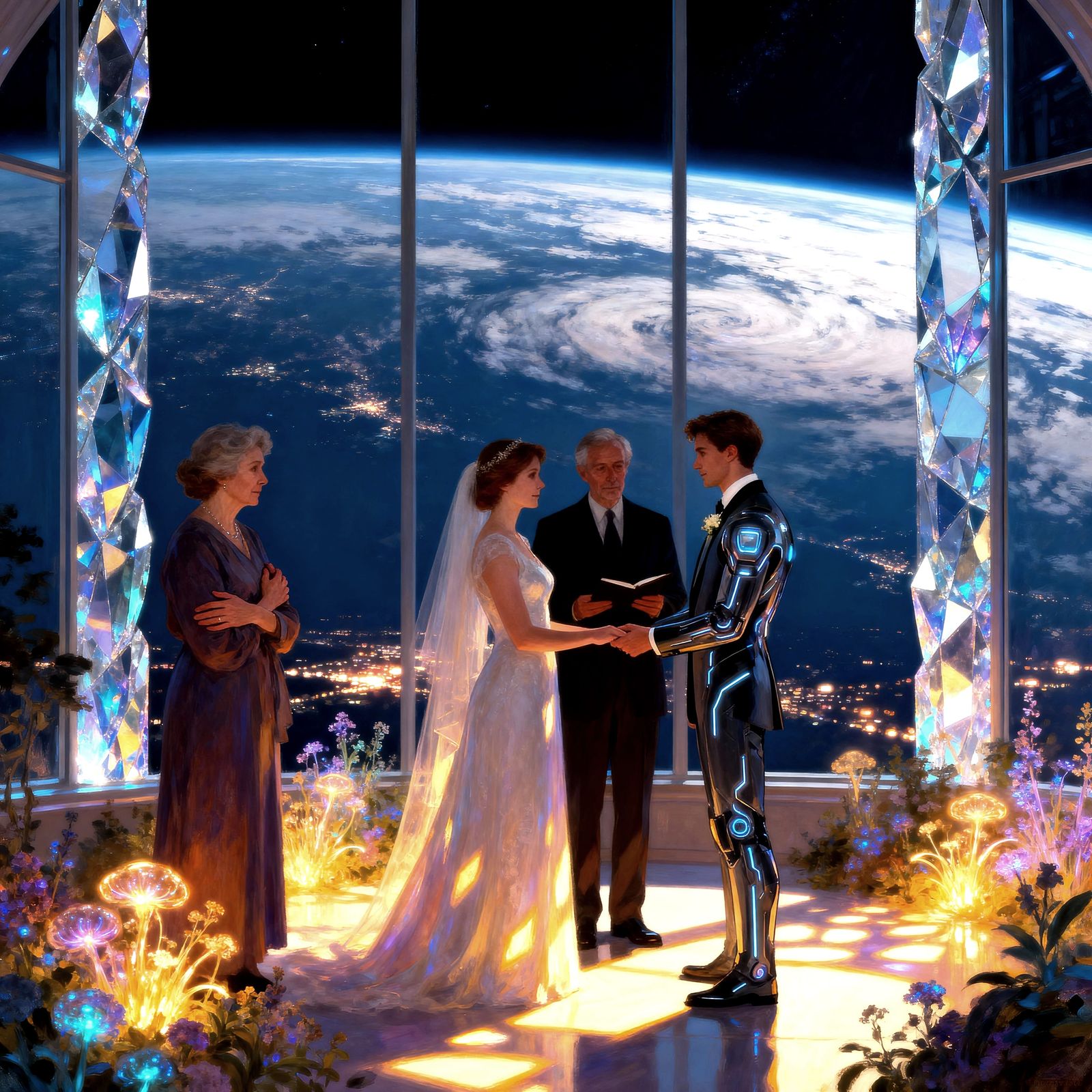 Parents Watch Son's Wedding Future Memories