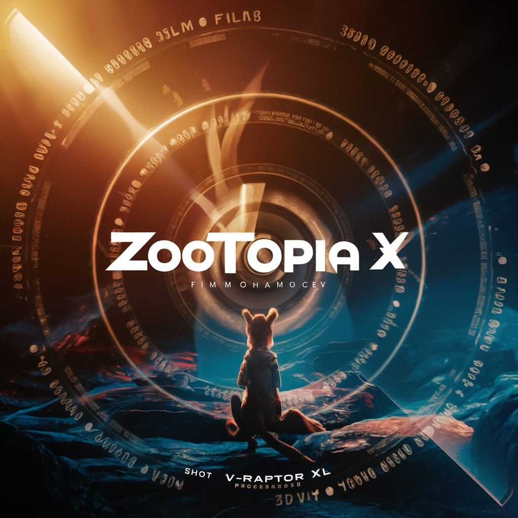 Epic Zootopia 3 Movie Poster in Cinematic Style