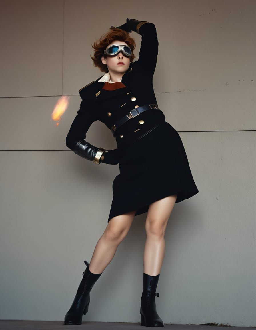 Sophia Lillis as The Rocketeer: Retro-Futuristic Heroine in ...
