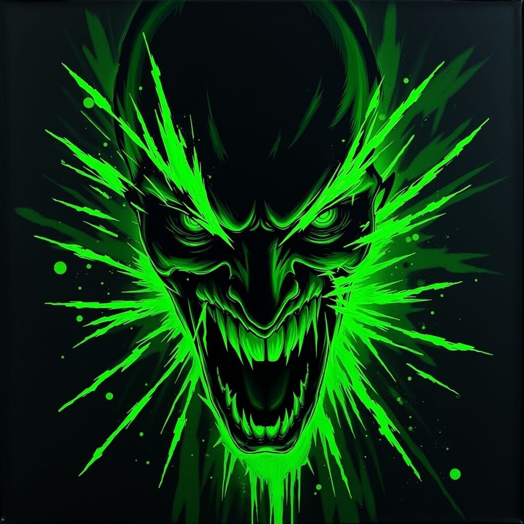 Eerie Monster Reveal with Electric Ink