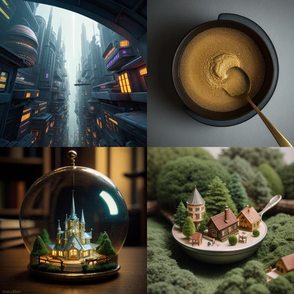 Village in a Spoon: Miniature World