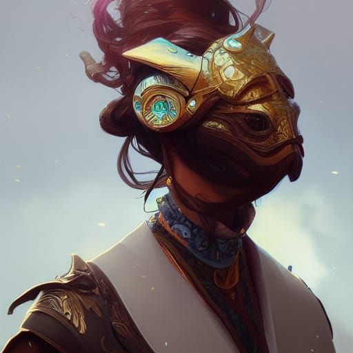 Hyperdetailed Portrait of a Noble Steed