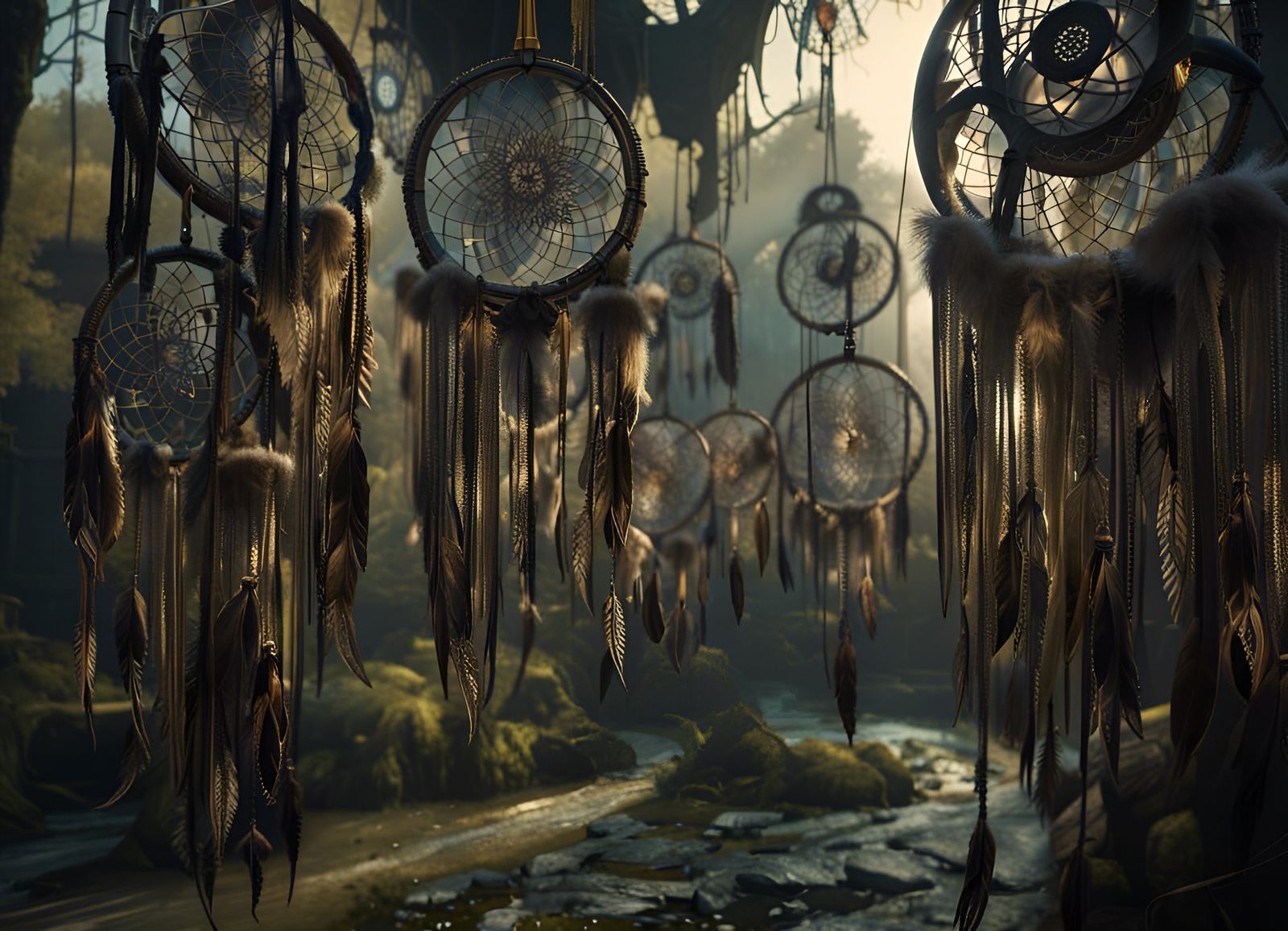 Dreamcatcher Swamp: A Baroque Gothic Dreamscape