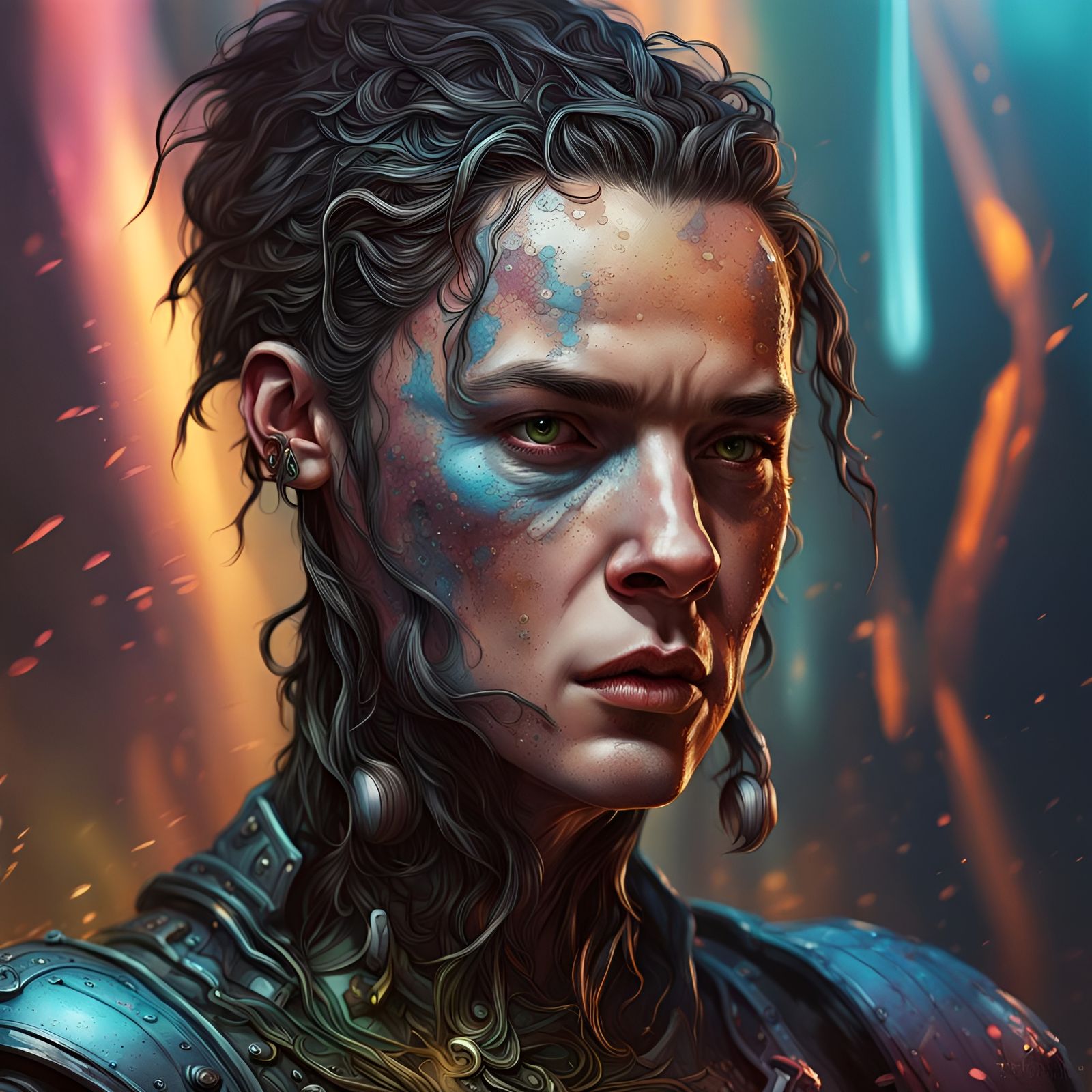 Mörk Borg Character Concept Art in Hyperrealism