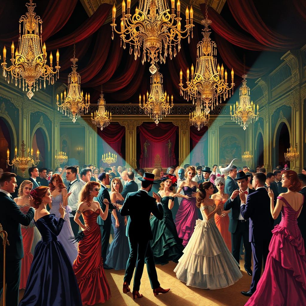 Masquerade Ball in Baroque-Inspired Style
