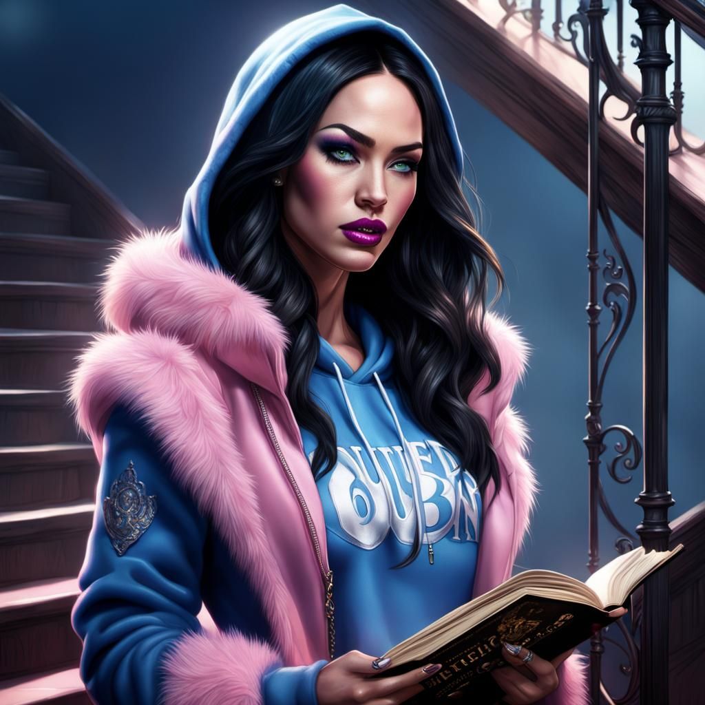 Cinderella as a Mean Girl in Dark Fantasy Style