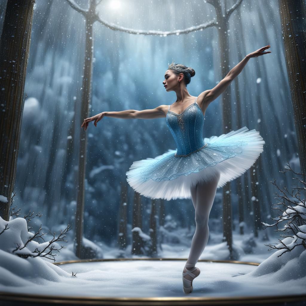 Ballerina Snow Globe: Fantasy Concept Art