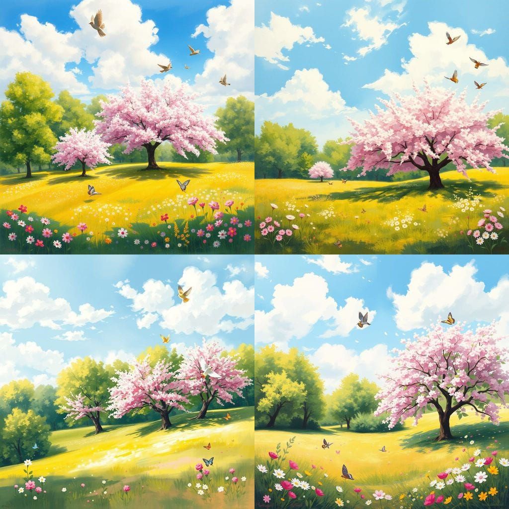 Spring Serenity in Soft Pastel Hues