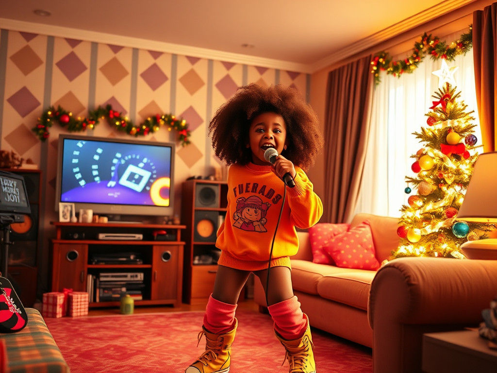 Mel B as 80s Pop Art Child