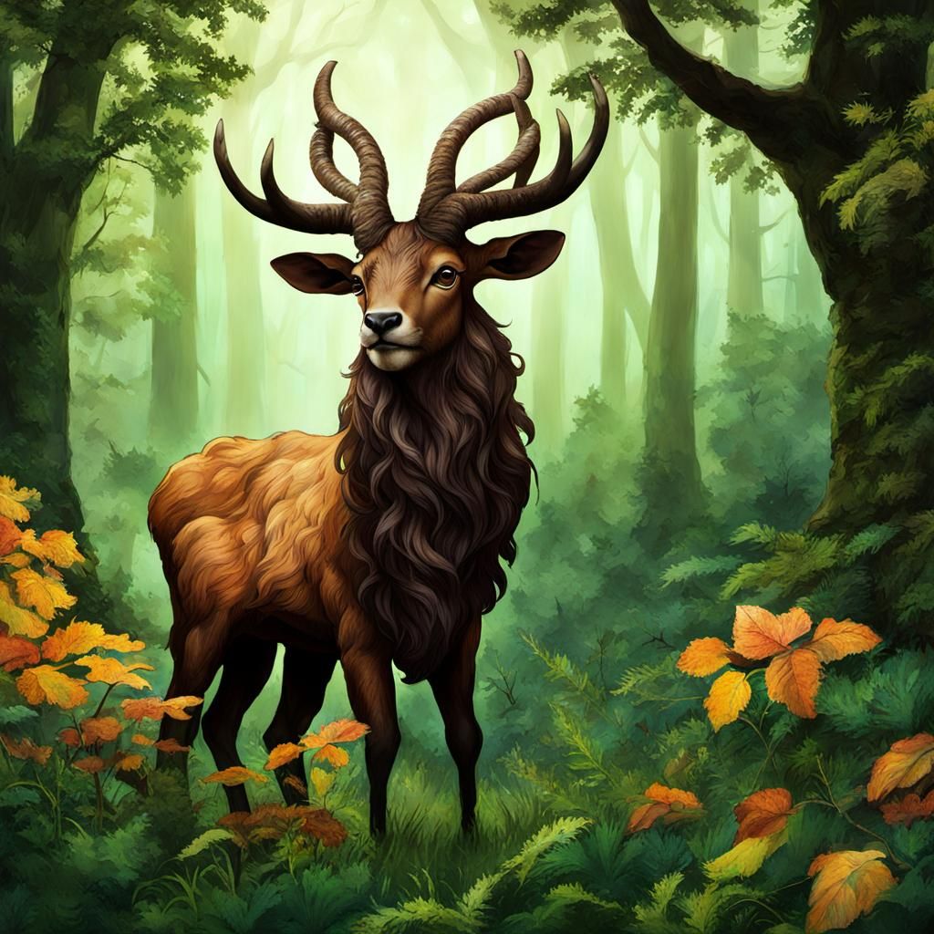 Classical Faun Illustration