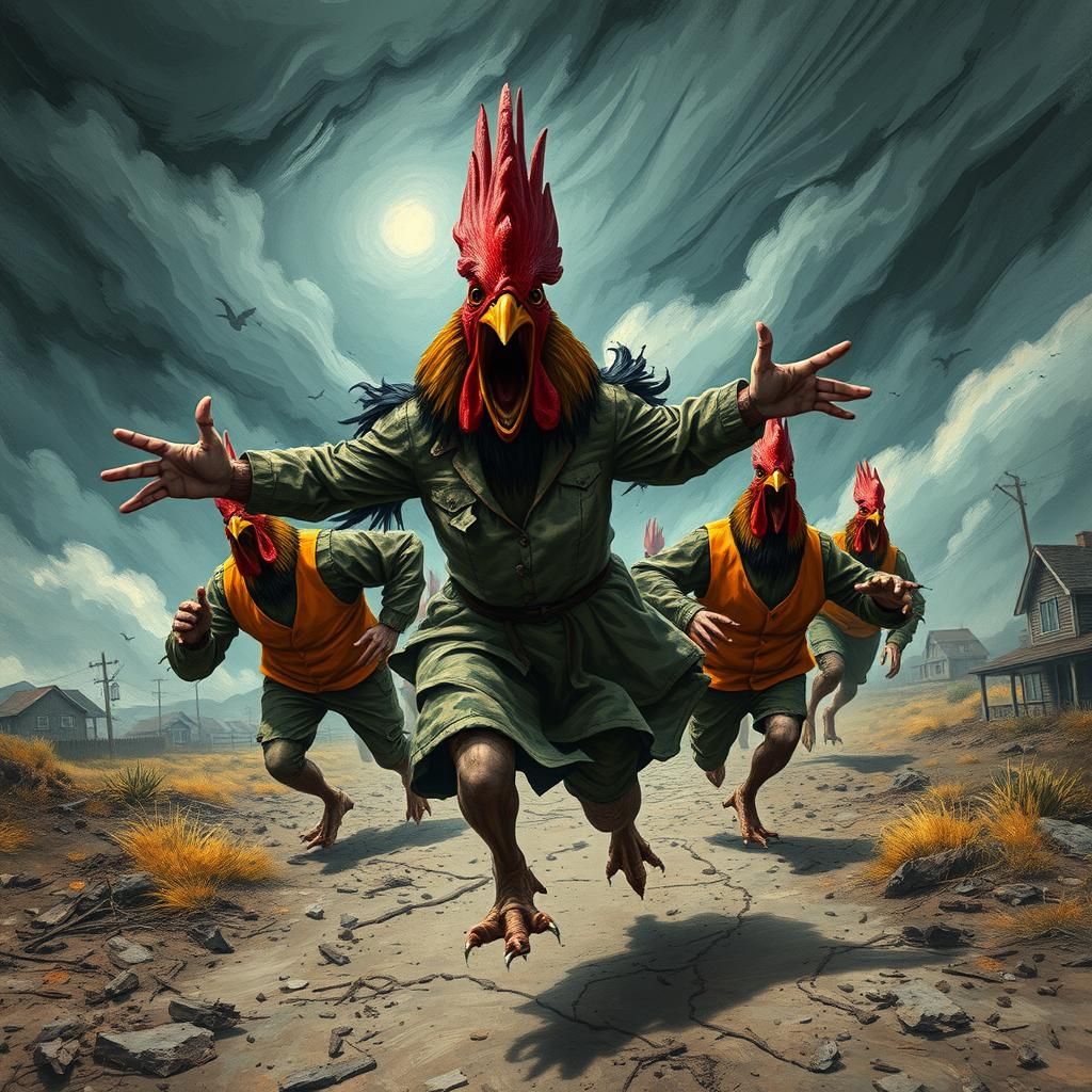 Henny Penny's Expressionist Nightmare: A Gothic Pursuit