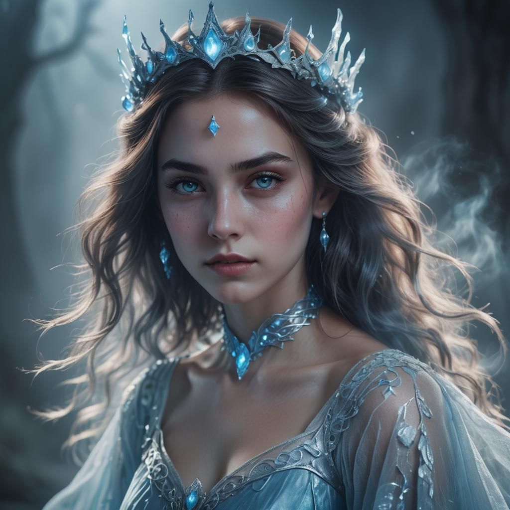 Magical Princess and Ghost Demon Portrait