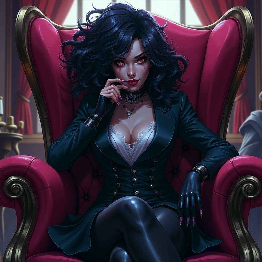 Mysterious Investigator in Gothic Style