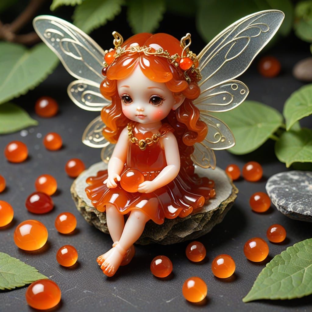 Carnelian Gemstone Fairy