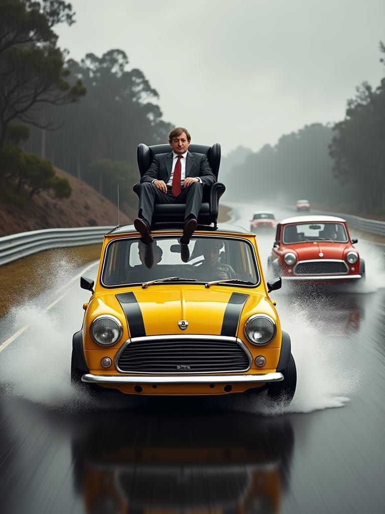 Mr Bean does Bathurst