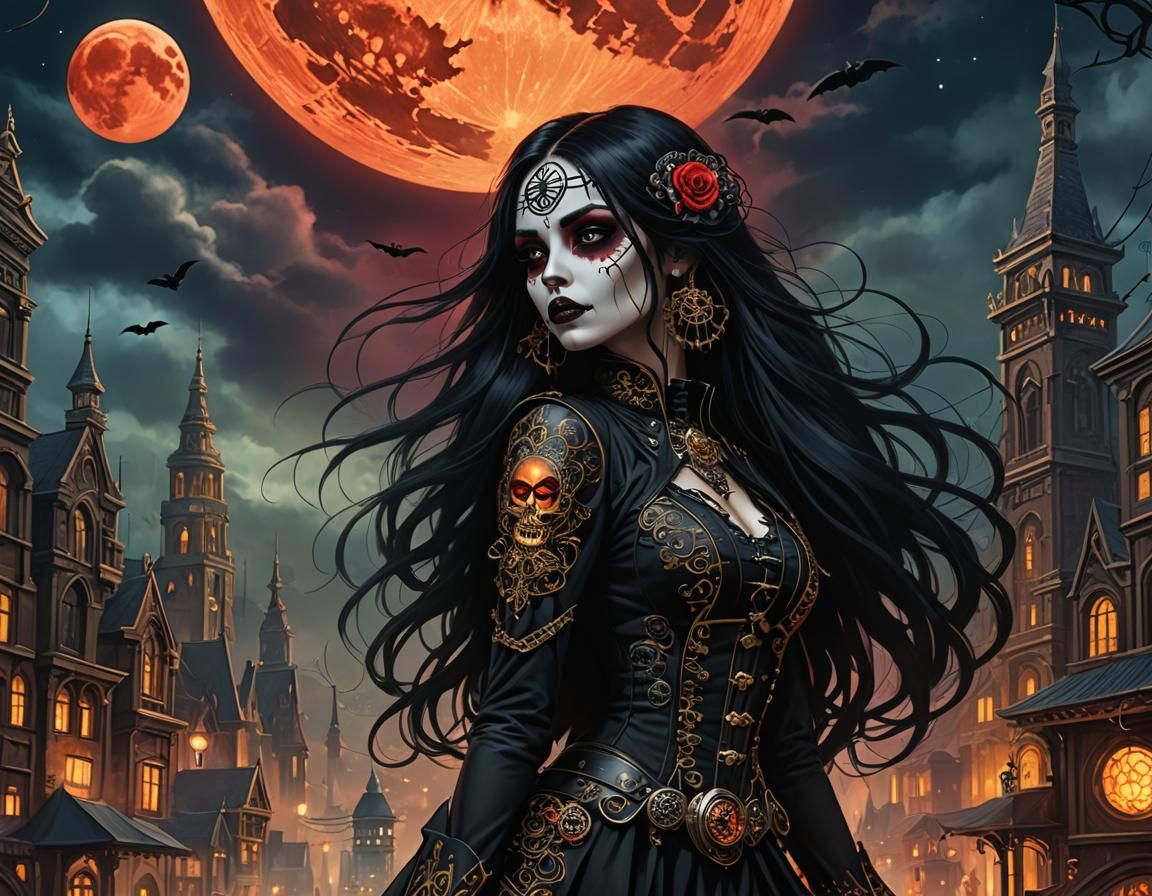 Gothic Steampunk Goddess