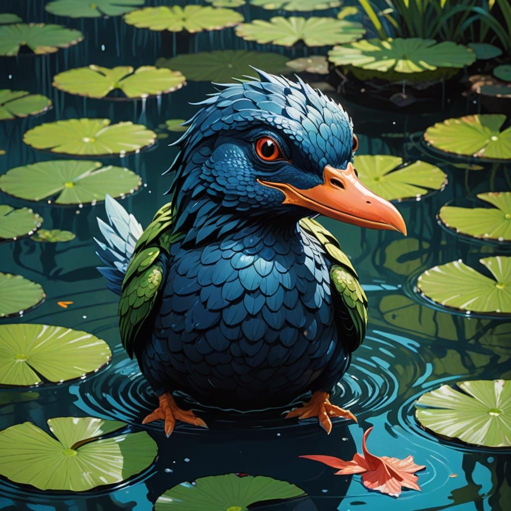 Mischievous Kappa Emerges in Noir-Inspired Cinematic Anime