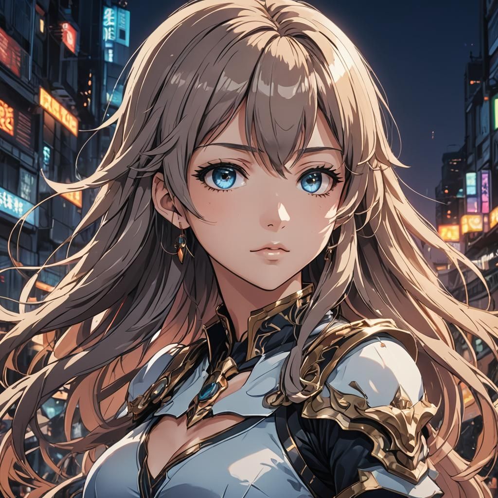 Anime Manga Scan in Studio Trigger Style