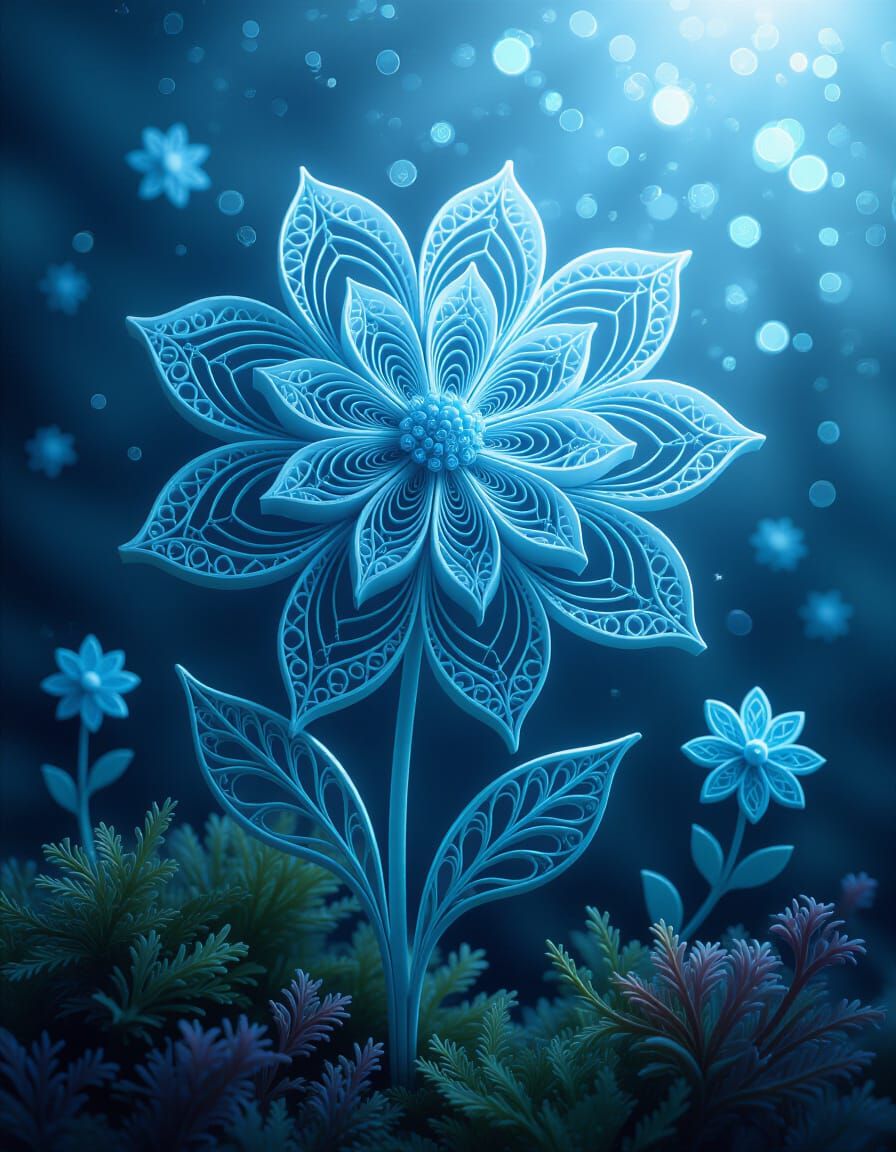 Hyaline Poetic Quilling Melodramatic Lighting Neon Flamedrop...