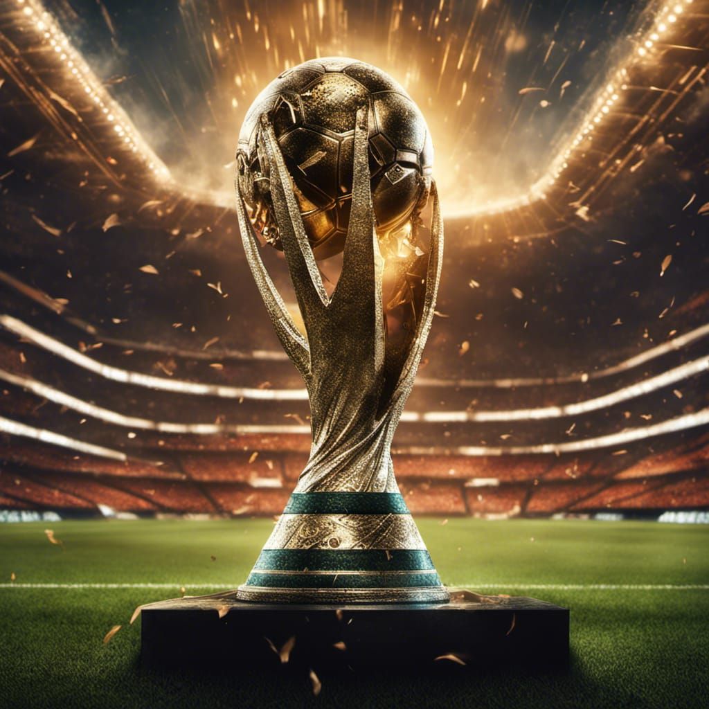 World Cup Trophy in Epic Cinematic Digital Art