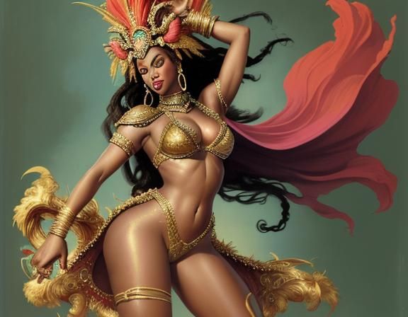 Beyonce in Rio carnival