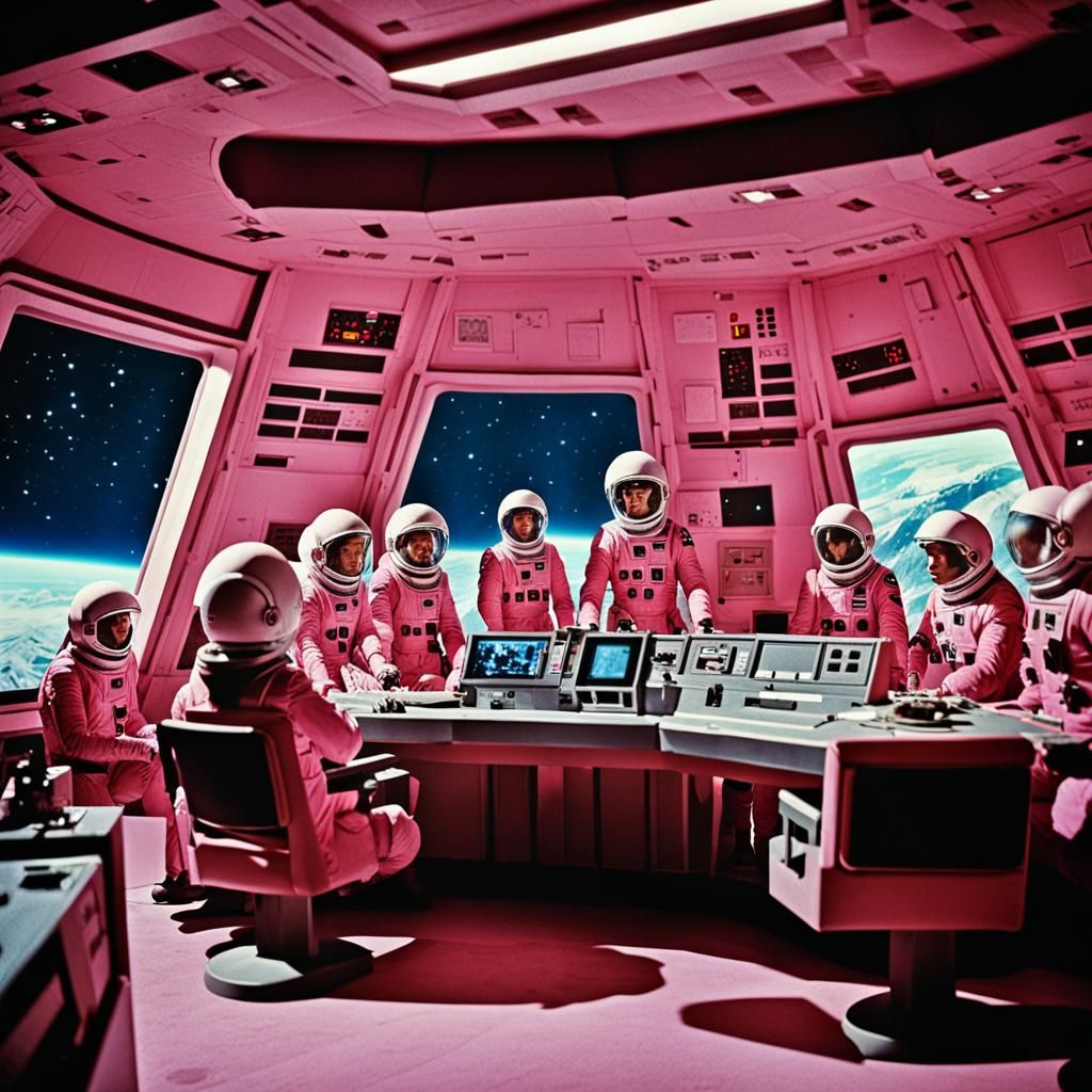 Moonbase Alpha: Commander Koenig and the Pink Martians