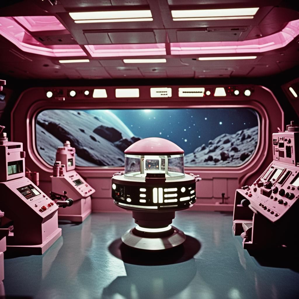 Moonbase Alpha: Commander Koenig and the Pink Martians