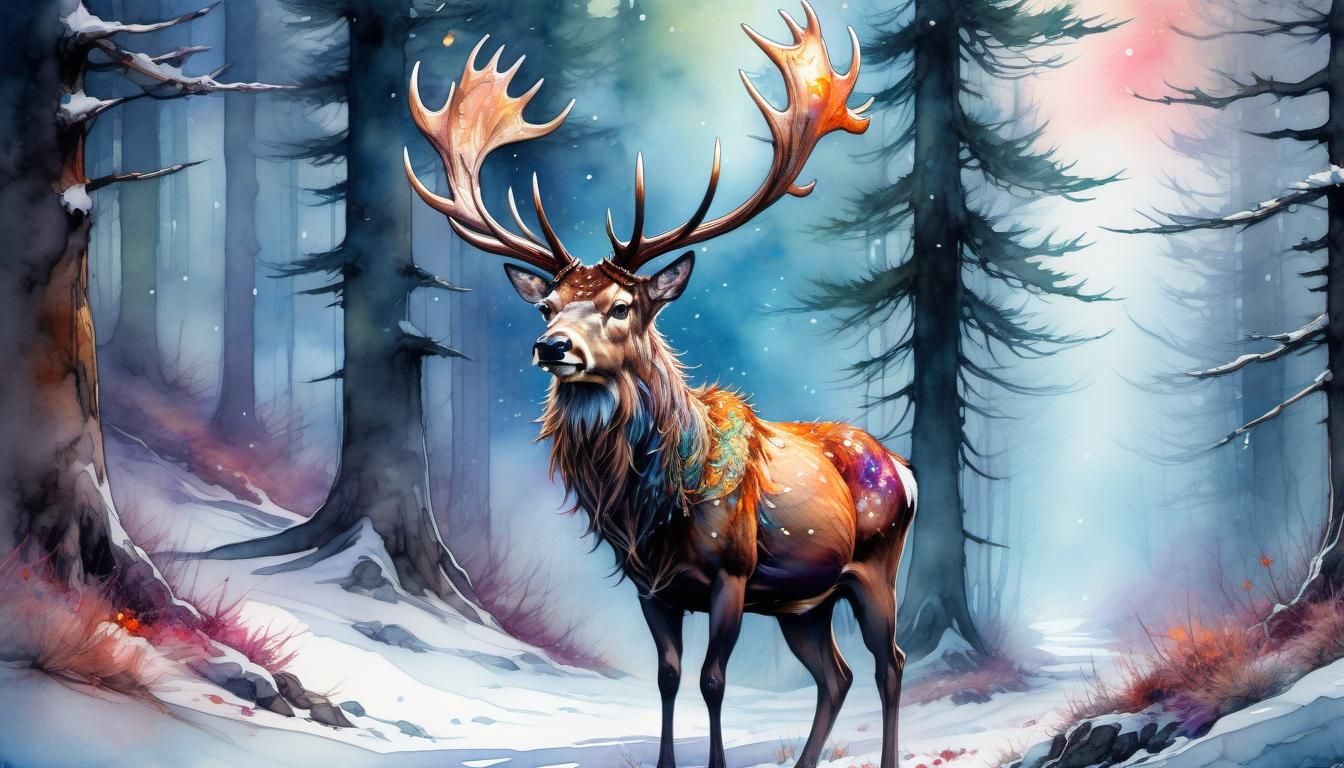Magical stag
