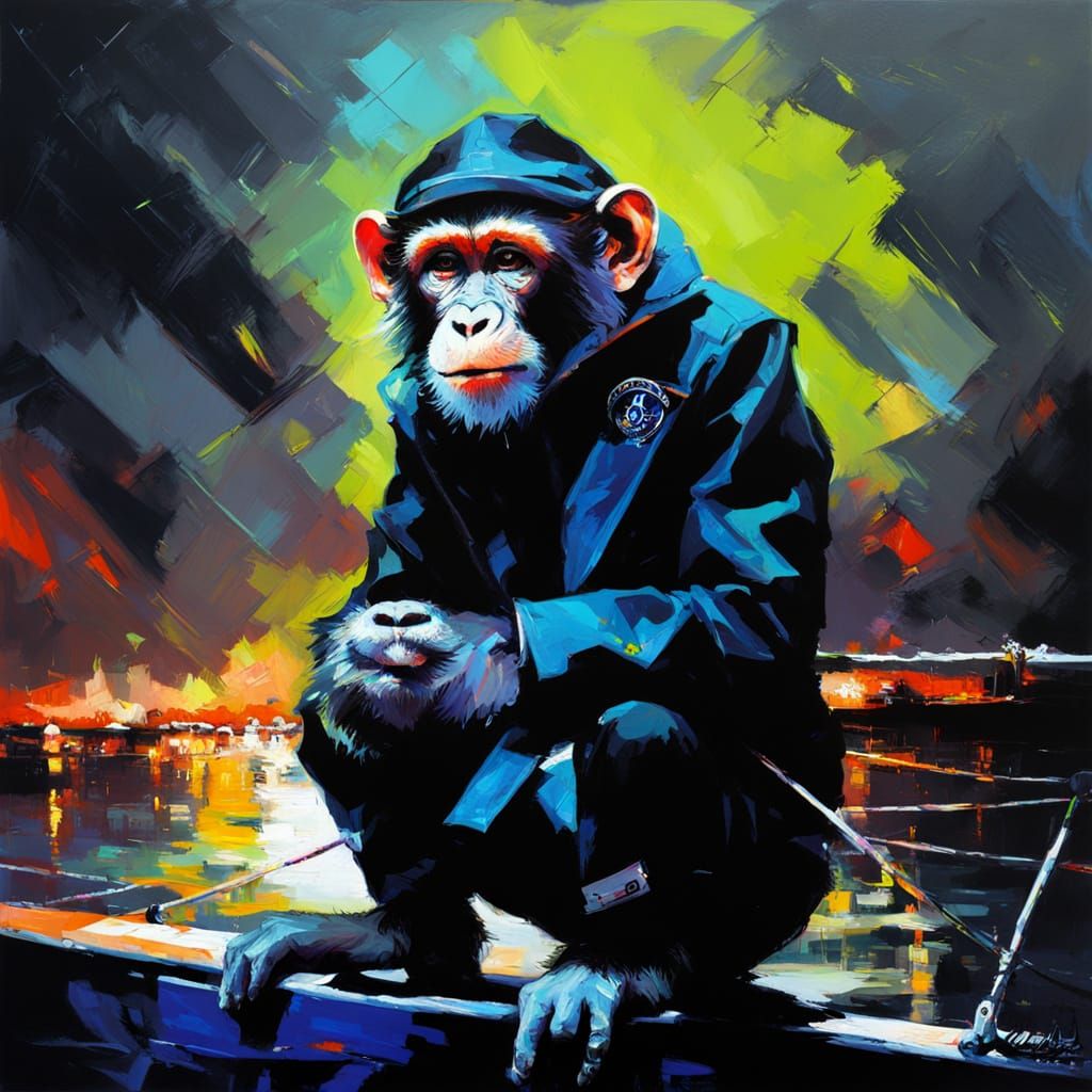 Sailor in Neon Storm