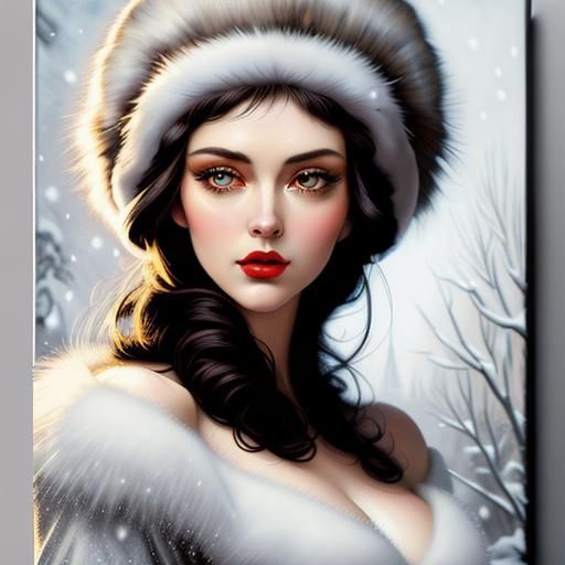 The fur hat