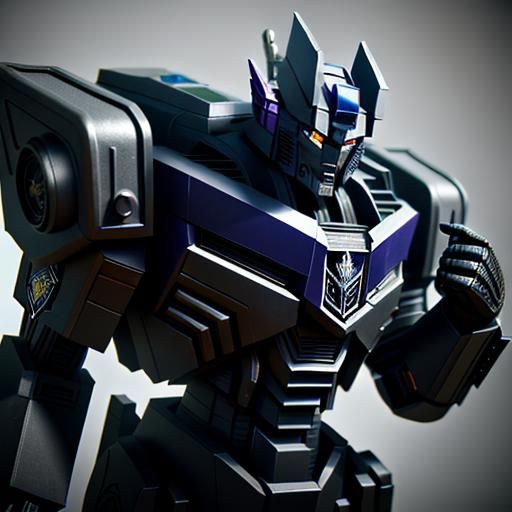 Detailed 3D Decepticon Insignia in 8K Resolution