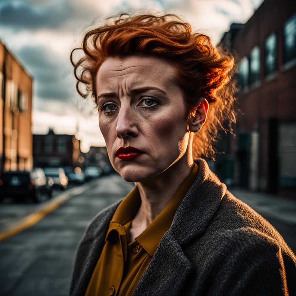 Boudica: Modern Woman in Urban Portrait