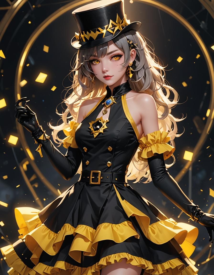 Electro Swing Ringmaster in Anime Style