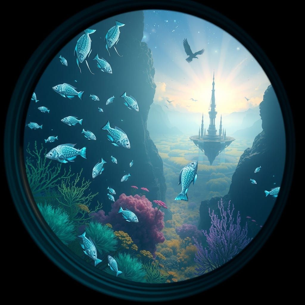 Abyssal Crown: Ethereal Wonders of the Deep