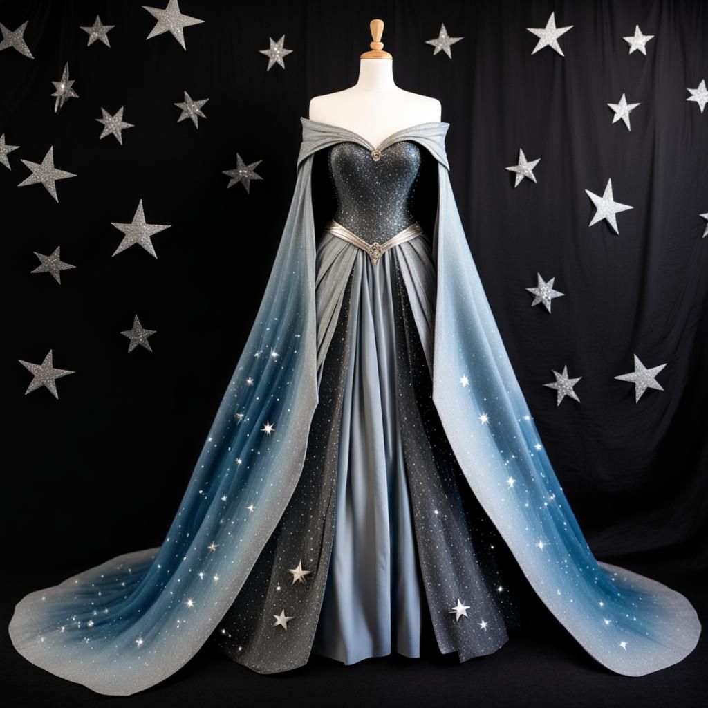 Ethereal Moon Elf Queen's Ball Gown