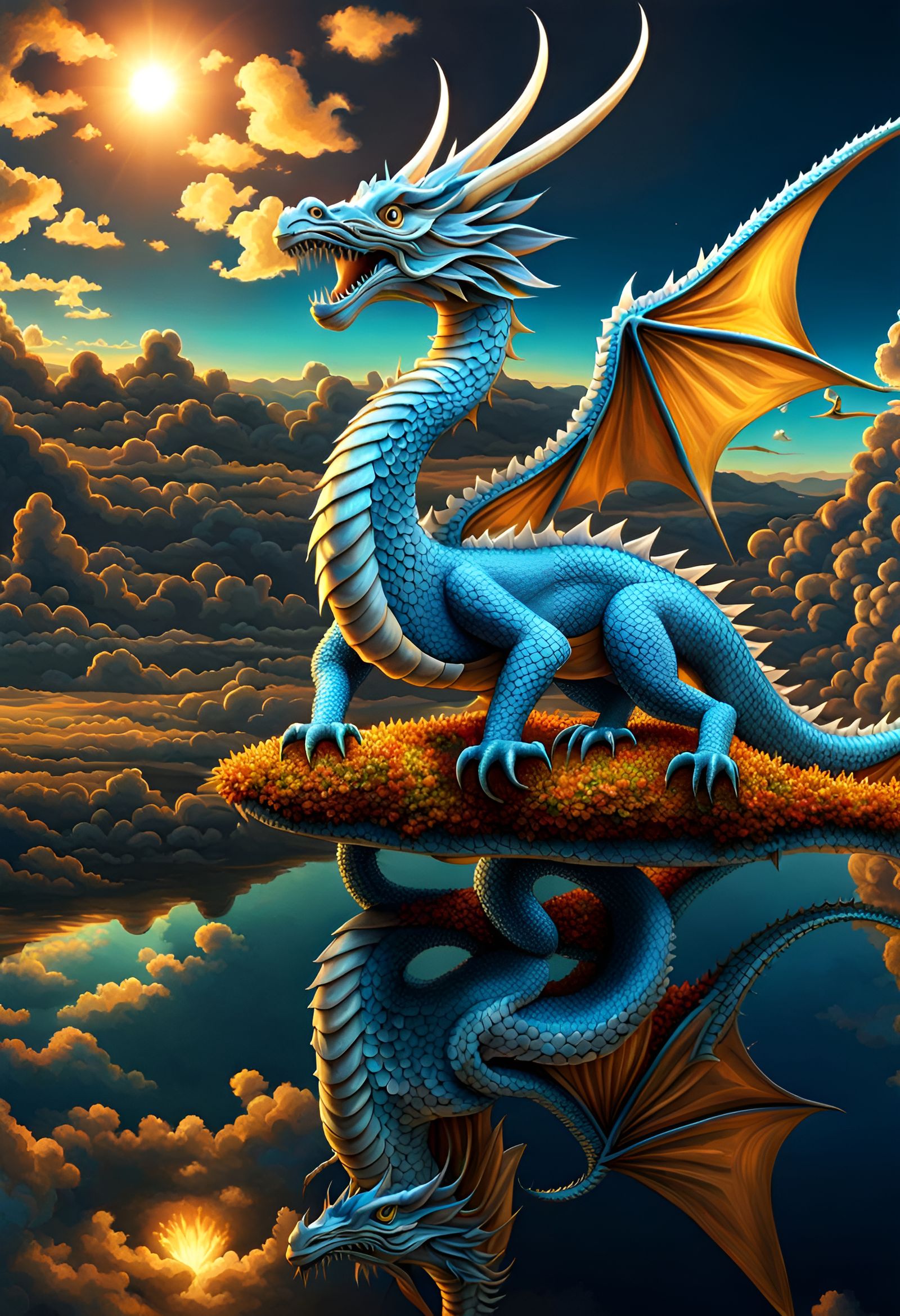 Optical Illusion Dragon