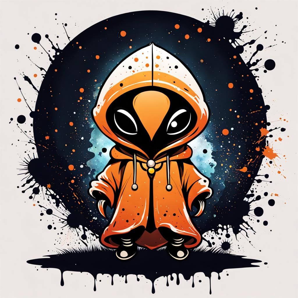 Ink Splat Alien