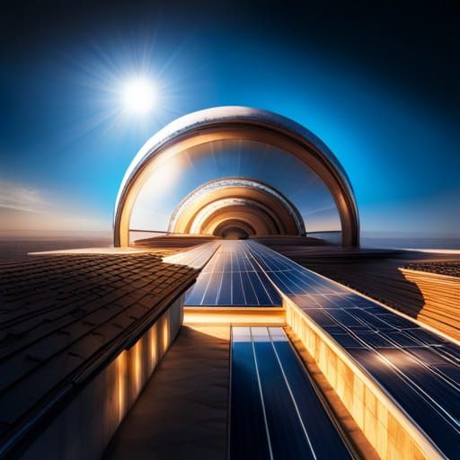 Opaque Glass Dome Concentrating Solar Energy