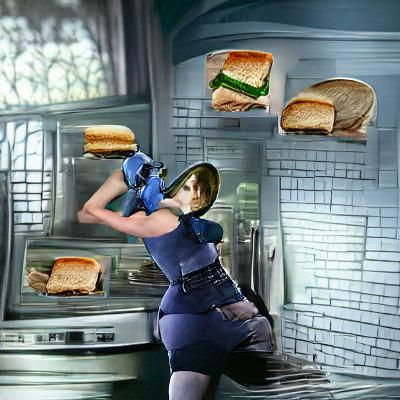 Jill Valentine Digital Portrait