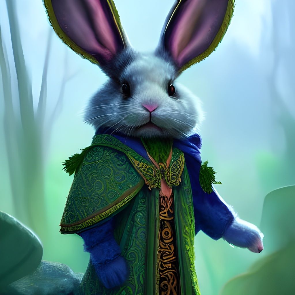 Druid guardian of the vegetable patch - but why do the carrots keep disappearing?