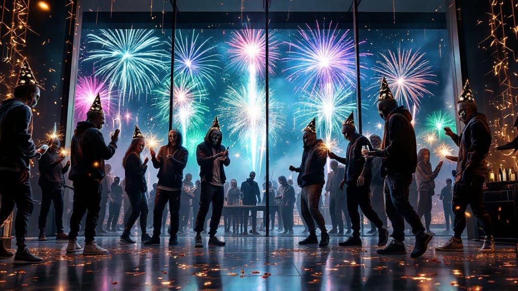 Supernatural New Year's Eve Party with Undead and Ghosts