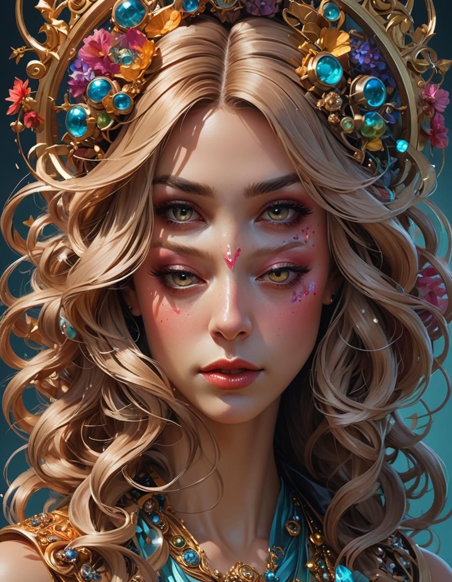 Does your eyes in the longer you stare at her, seriously weird