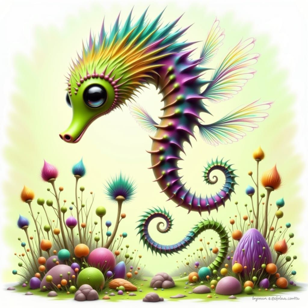 Mythical Creatures in Mystical Forest