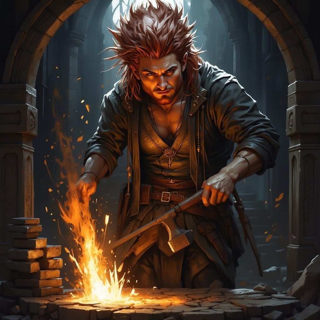 Celtic Blacksmith Forges Legendary Weapon in Hidden Forge