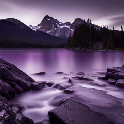 Purple Lake Color Sample as Digital Art