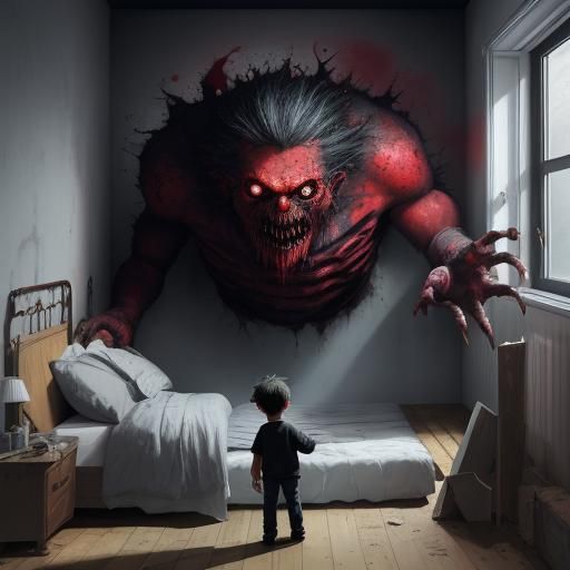 Family's Horror: Monsters Under the Bed